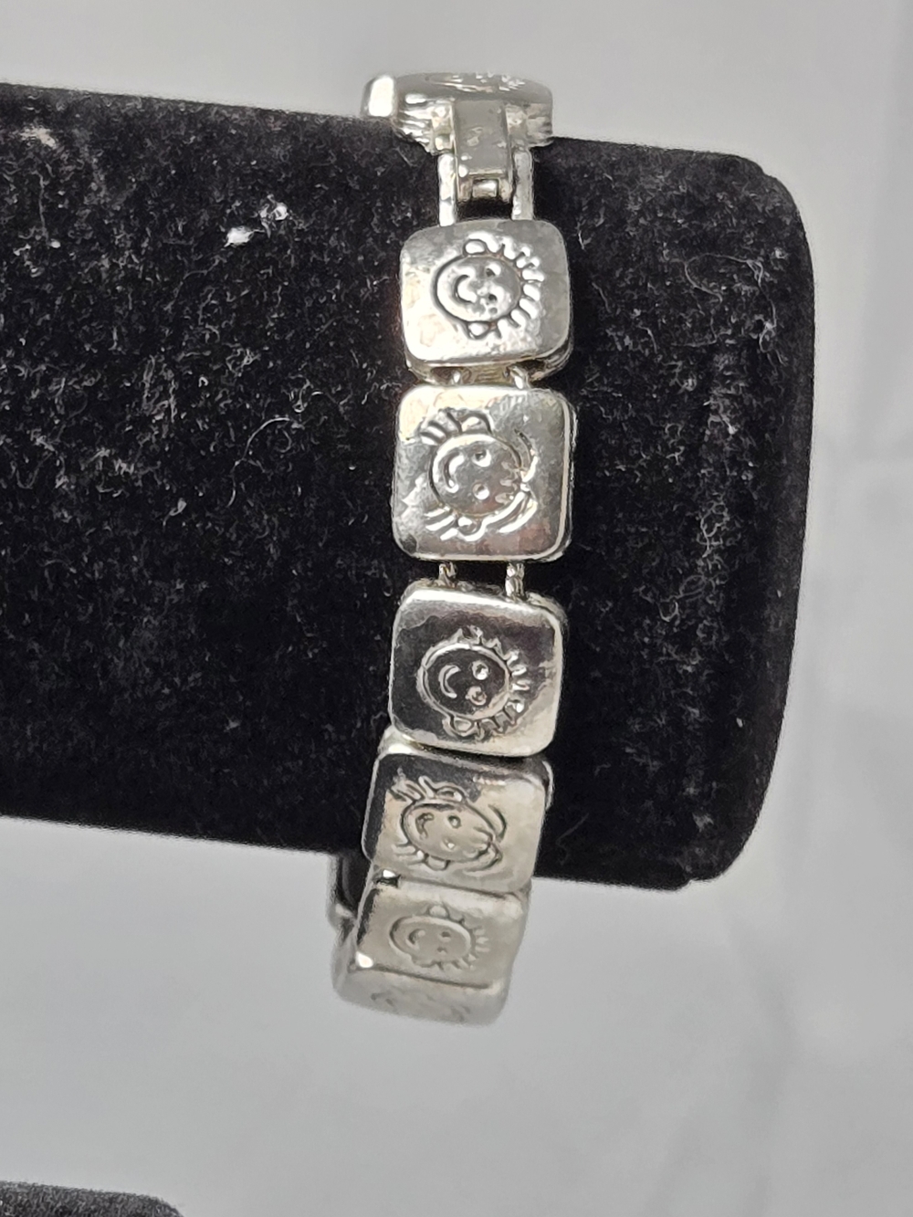 Cookie Lee Vintage Silver-tone Bracelet BOY & GIRL #48110 NWT